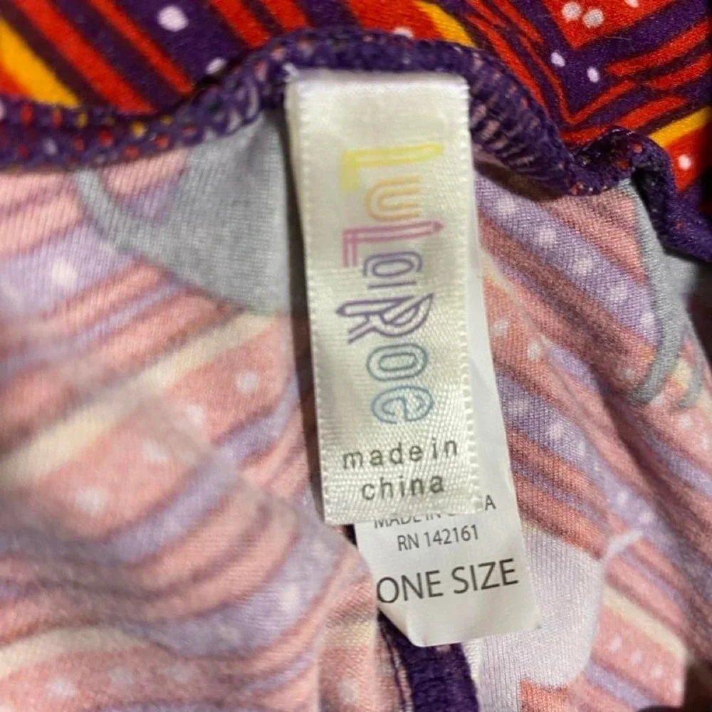 LulaRoe leggings multicolor legging one size best fits à teen (14-16). SKU-B493